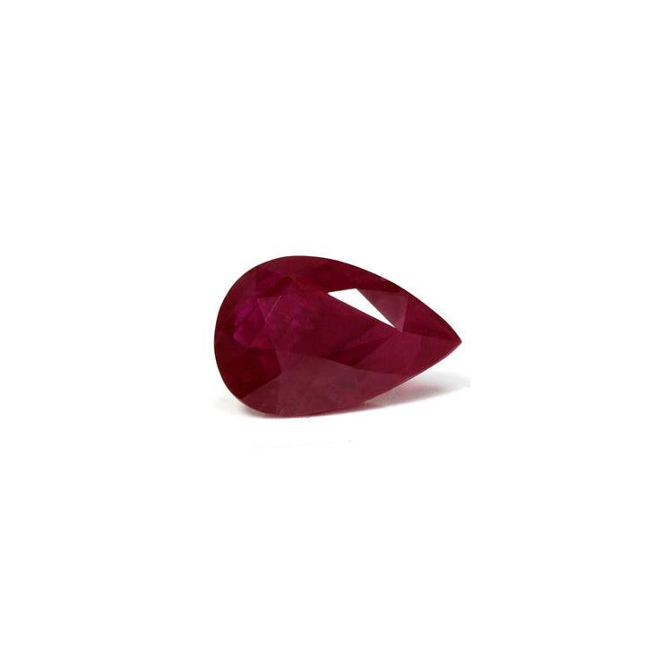 Ruby Pear GIA Certified 5.26 cts.