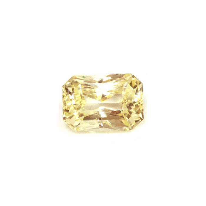 Emerald Cut Yellow Sapphire Untreated 1.94cts.