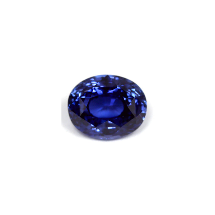BLUE SAPPHIRE GIA  Certified 4.00 cts. Oval
