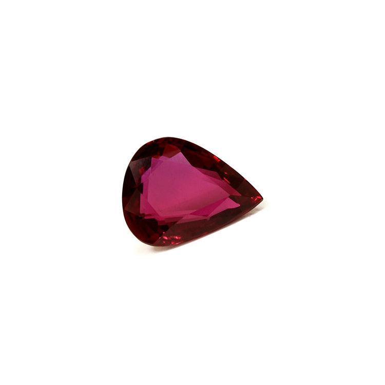 Ruby Pear GIA Certified Untreated 2.01  cts.