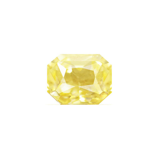 Yellow Sapphire Emerald Cut Untreated 1.18 cts.