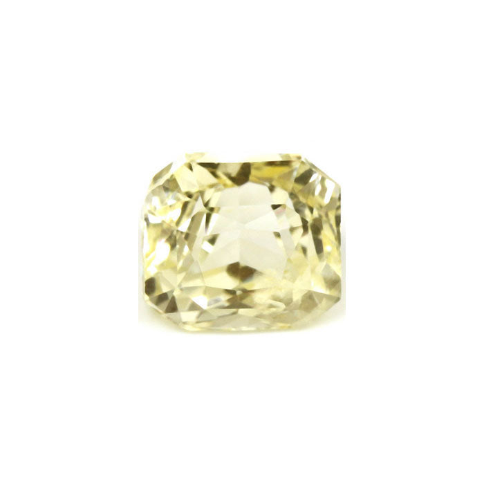 Yellow Sapphire  Emerald Cut Untreated 1.56cts.