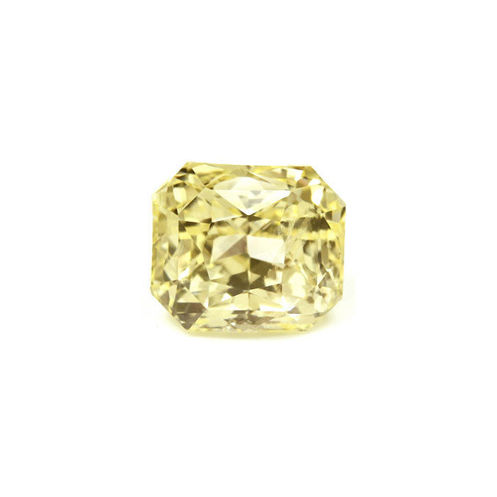 Emerald Cut Yellow Sapphire  Untreated 2.18cts.