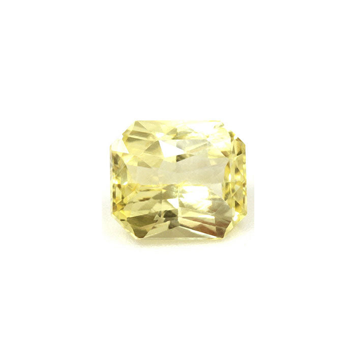 Emerald Cut Yellow  Sapphire Untreated  1.60 cts.
