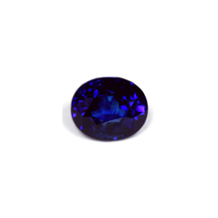BLUE SAPPHIRE GIA Certified 4.07 cts. Oval