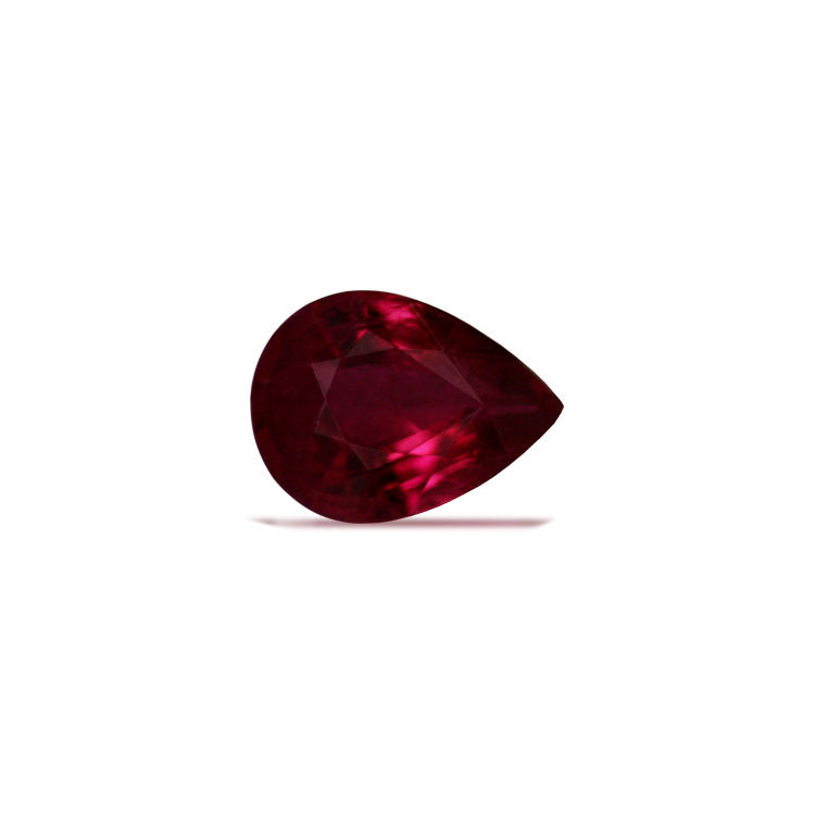 Ruby Pear Untreated  1.47 cts