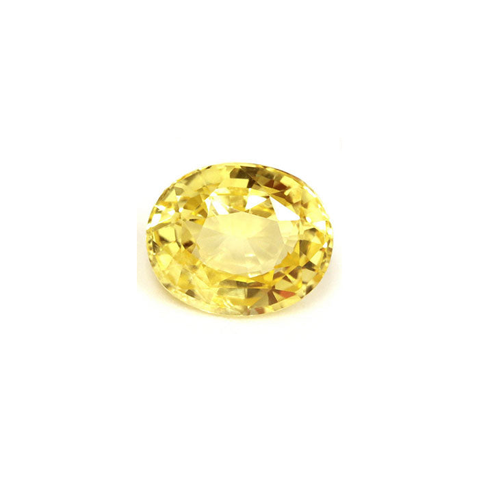 Yellow Sapphire Oval Untreated 1.60cts.