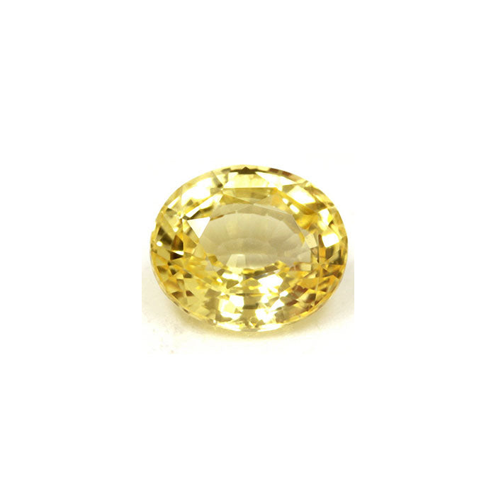 Yellow Sapphire Oval  Untreated 1.59cts.