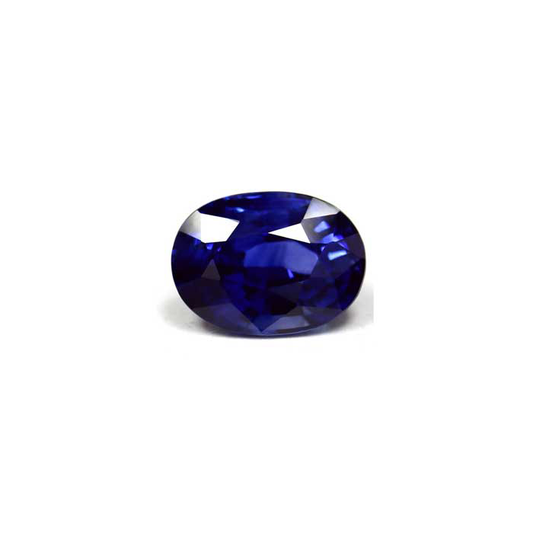 BLUE SAPPHIRE GIA Certified 5.09 cts. Oval