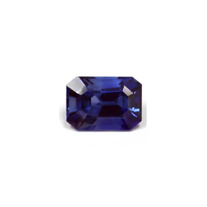 BLUE SAPPHIRE Emerald Cut GIA Certified 8.67 cts.