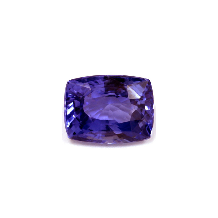 BLUE SAPPHIRE GIA Certified Untreated 4.41 cts.  Cushion