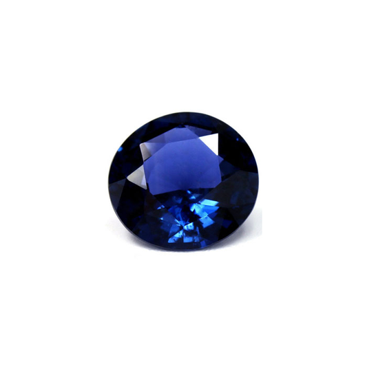 BLUE SAPPHIRE GIA Certified Untreated 5.45 cts. Round