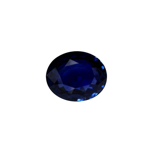 BLUE SAPPHIRE GIA Certified Untreated 5.06 cts. Oval