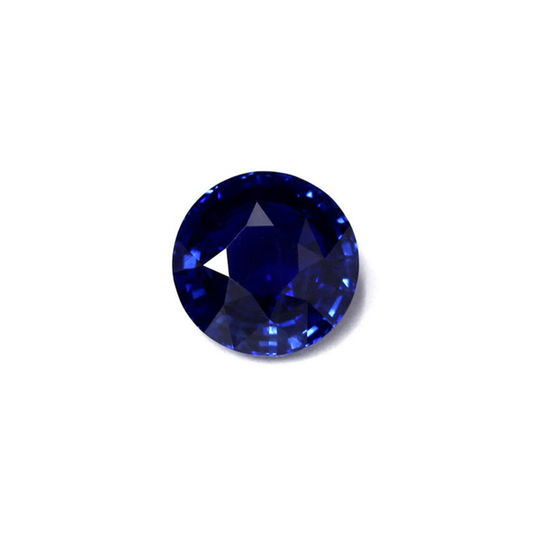 BLUE SAPPHIRE Round GIA Certified Untreated 7.26 cts.