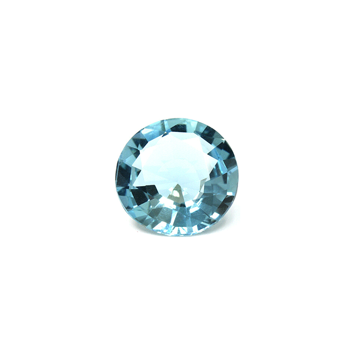 AQUAMARINE Round GIA Certified 6.63 cts.