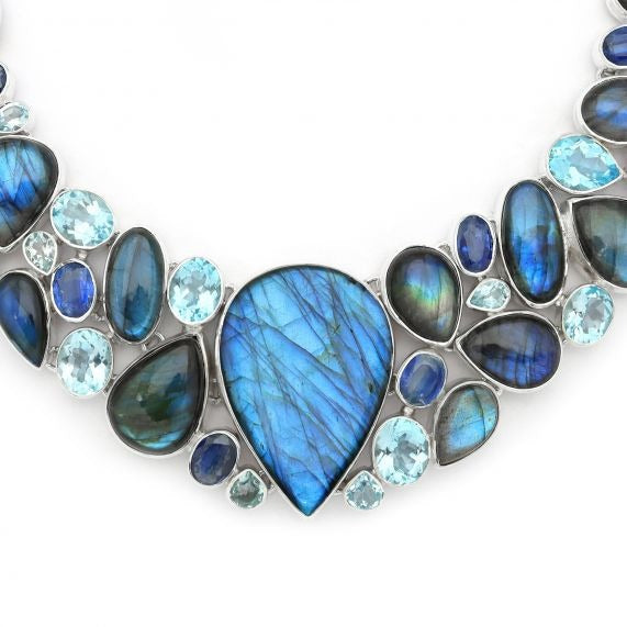 Northern Ligts Labradorite Blue Topaz Dazzle