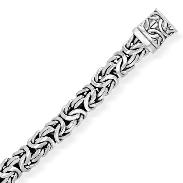 Oval Byzantine Bali Men's Bracelet