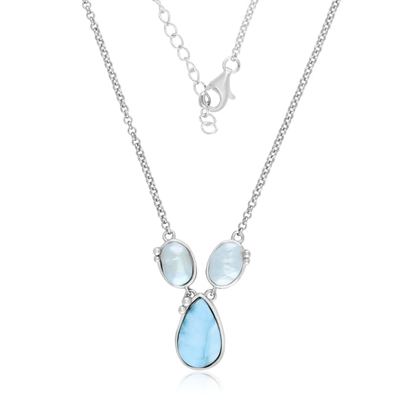 Larimar Fresh Water Pearl