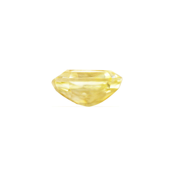Emerald Cut Yellow Sapphire GIA Certified Untreated 5.23cts.