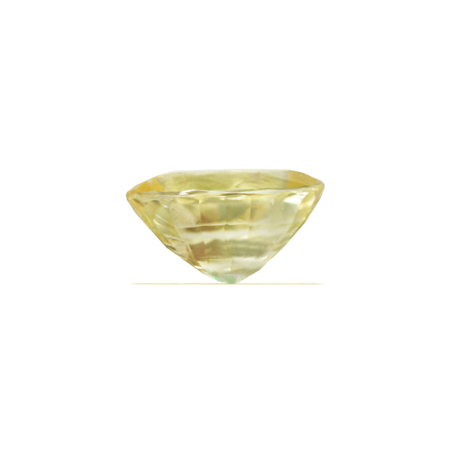 Yellow Sapphire Oval GIA Certified Untreated 9.19 cts.
