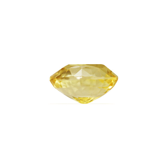 Yellow Sapphire Cushion  GIA Certified Untreated 6.91 cts.
