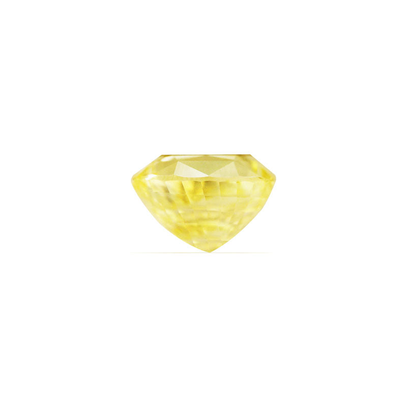 Yellow Sapphire Oval GIA Certified Untreated 11.36 cts.