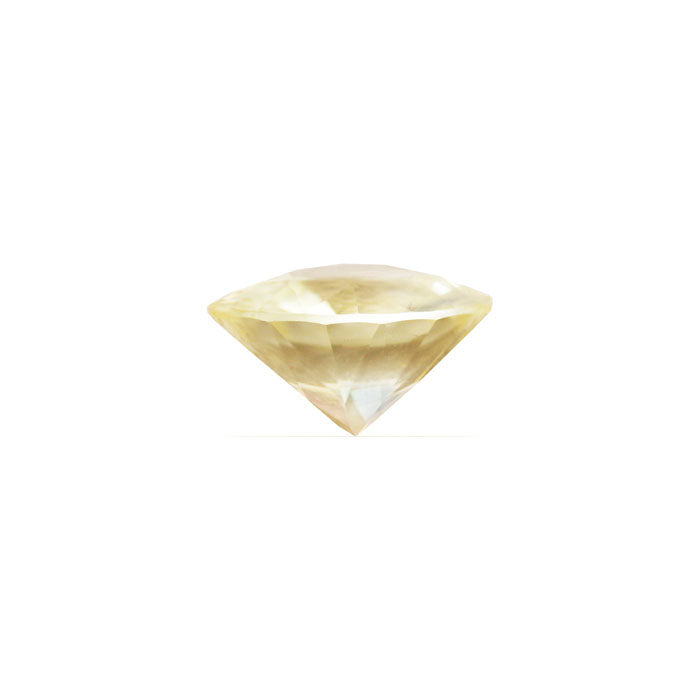 Yellow Sapphire  Round GIA Certified Untreated 10.87 cts.