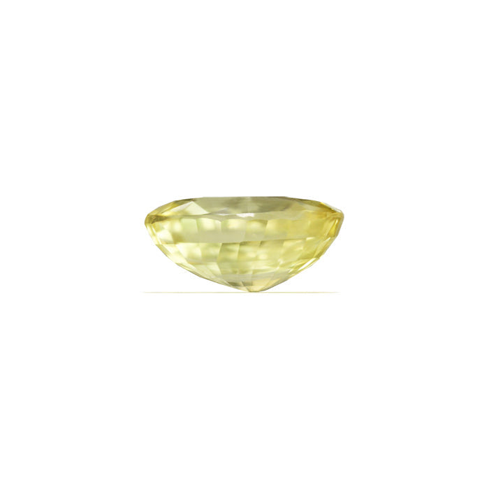 Yellow Sapphire Oval  GIA Certified Untreated 8.87 cts.