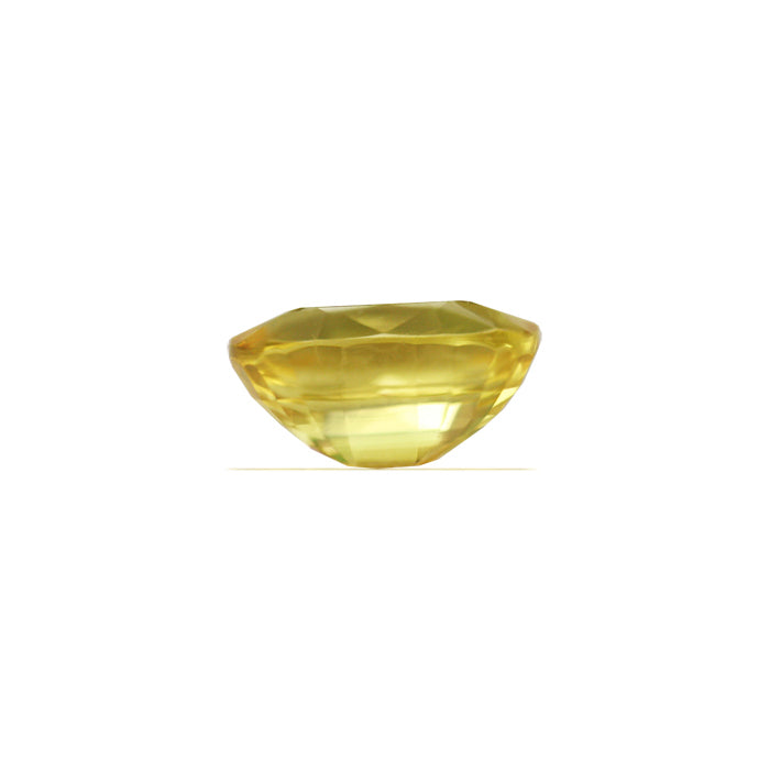 Yellow Sapphire Oval GIA Certified 5.22 cts.