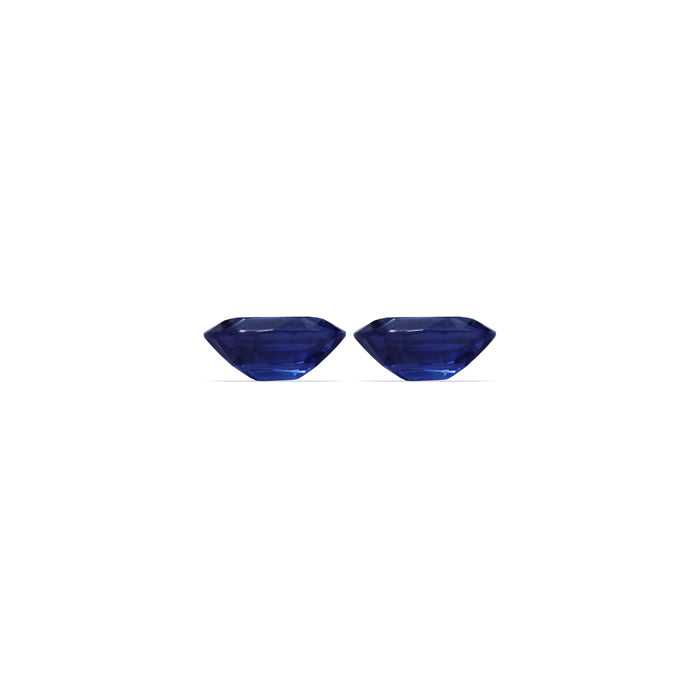 BLUE SAPPHIRE GIA Certified Untreated 4.59 cttw. Oval Matched Pair