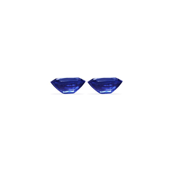 BLUE SAPPHIRE GIA Certified Untreated 4.49 cttw. Oval Matched Pair