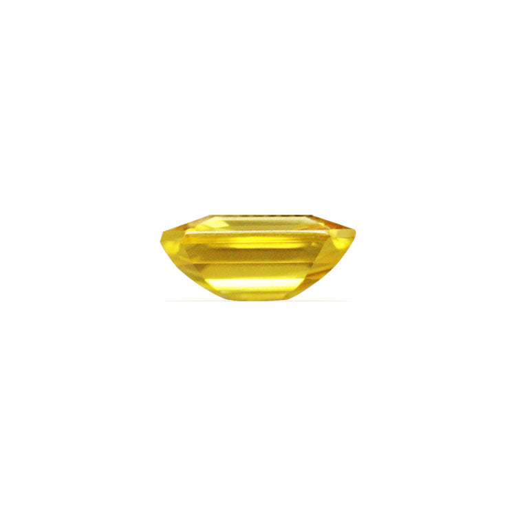 Yellow Sapphire   Emerald Cut 1.97 cts.
