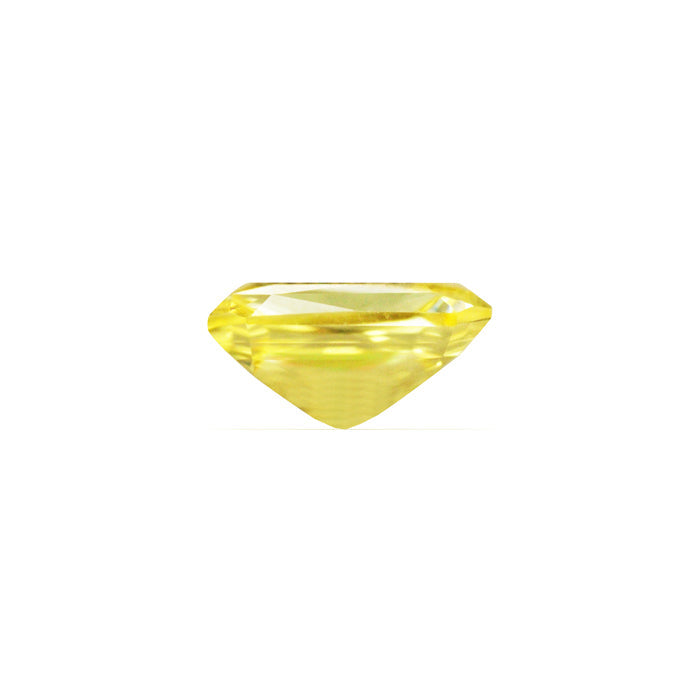 Emerald Cut Yellow Sapphire GIA Certified Untreated 3.62 cts.