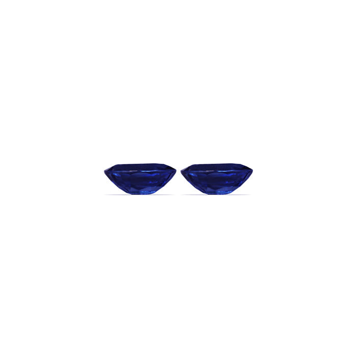 BLUE SAPPHIRE GIA Certified Untreated 4.34 cttw. Oval Matched Pair