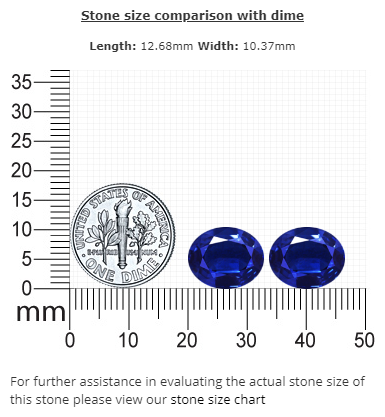 BLUE SAPPHIRE Oval Matched Pair  GIA Certified Untreated 13.13 cttw.