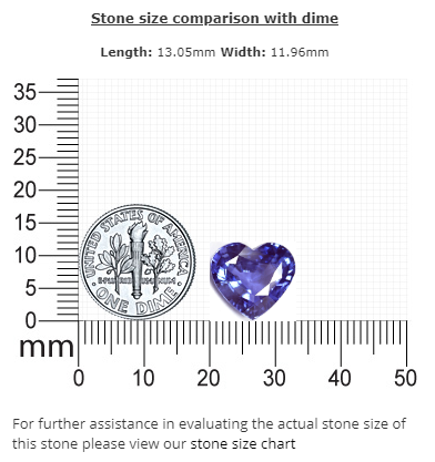 BLUE SAPPHIRE GIA Certified Untreated 8.03 cts. Heart