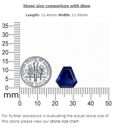 BLUE SAPPHIRE GIA Certified 6.44 cts. Fancy