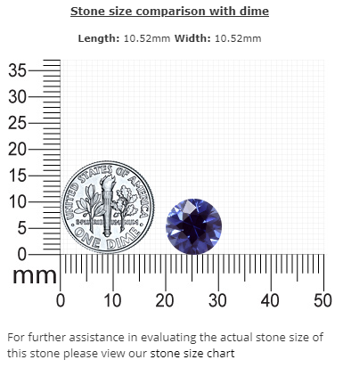 BLUE SAPPHIRE GIA Certified 4.41 cts. Round