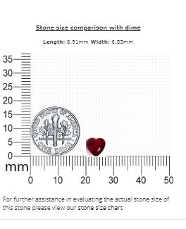 Ruby Heart  1.77 cts.