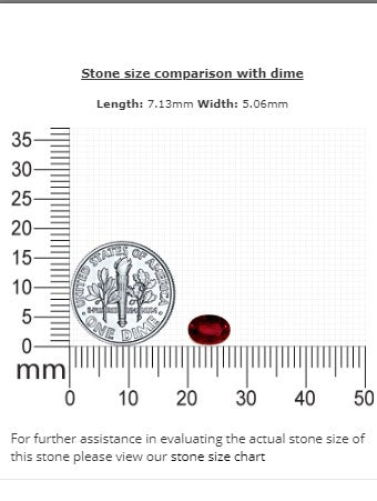 Ruby Oval GIA Certified Untreated  1.08 cts.