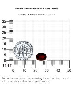 Ruby Oval GIA Certified Untreated 2.88cts.