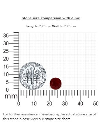 Ruby Round GIA Certified Untreated 2.35  cts.