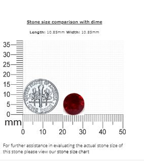 Ruby Round GIA Certified 5.58 cts.