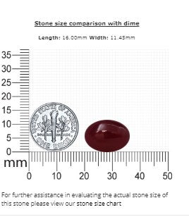 Ruby Cabochon GIA Certified Untreated 20.12 cts