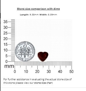 Ruby Heart GIA Certified Untreated 3.02  cts.
