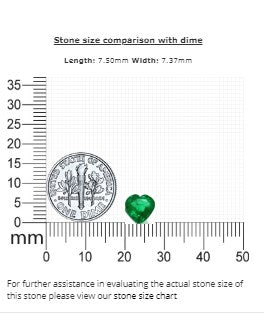 1.20 cts. Emerald Heart