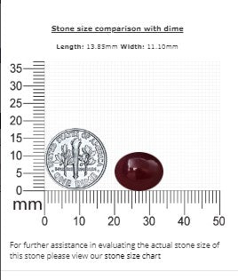 Ruby Cabochon GIA Certified Untreated  13.30 cts.