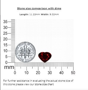 Ruby Heart GIA Certified 4.01 cts.