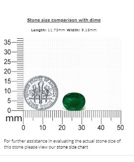 4.43 cts. Emerald Oval