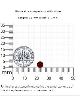 Ruby Round  Untreated 0.66 cts.